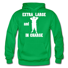 Load image into Gallery viewer, Large and In Charge Hoodie (up to 5xl) - kelly green
