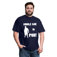 Load image into Gallery viewer, Cuddle Game Tee (Up to 6xl) - navy
