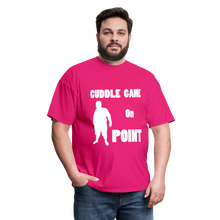 Load image into Gallery viewer, Cuddle Game Tee (Up to 6xl) - fuchsia
