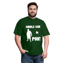 Load image into Gallery viewer, Cuddle Game Tee (Up to 6xl) - forest green
