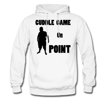 Load image into Gallery viewer, Cuddle Game Hoodie (Up to 5xl) - white

