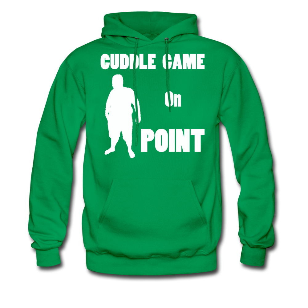 Cuddle Game Hoodie White Image (Up to 5xl) - kelly green