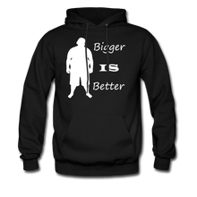 Load image into Gallery viewer, Bigger IS Better Hoodie (up to 5xl) - black
