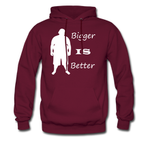 Load image into Gallery viewer, Bigger IS Better Hoodie (up to 5xl) - burgundy
