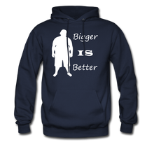 Load image into Gallery viewer, Bigger IS Better Hoodie (up to 5xl) - navy
