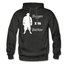 Load image into Gallery viewer, Bigger IS Better Hoodie (up to 5xl) - charcoal gray
