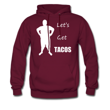 Load image into Gallery viewer, Let&#39;s Get Tacos Hoodie (Up to 5xl) - burgundy
