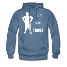 Load image into Gallery viewer, Let&#39;s Get Tacos Hoodie (Up to 5xl) - denim blue
