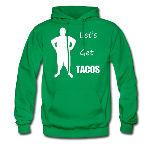 Let's Get Tacos Hoodie (Up to 5xl) - kelly green