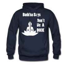 Load image into Gallery viewer, Buddha Says Hoodie (Up to 5xl) - navy
