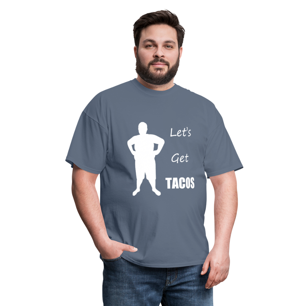 Let's Get Tacos Tee White Image (Up to 6xl) - denim
