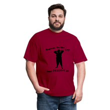 Load image into Gallery viewer, Upgrade to the Large Tee (Up to 6xl) - dark red
