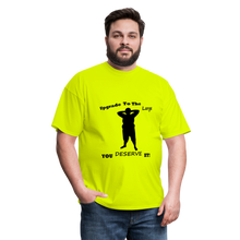 Load image into Gallery viewer, Upgrade to the Large Tee (Up to 6xl) - safety green
