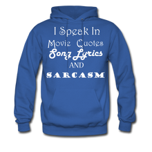 Load image into Gallery viewer, I Speak Hoodie (Up to 5xl) - royal blue
