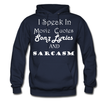Load image into Gallery viewer, I Speak Hoodie (Up to 5xl) - navy
