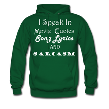 Load image into Gallery viewer, I Speak Hoodie (Up to 5xl) - forest green
