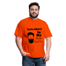 Load image into Gallery viewer, ManGlitter Tee (Up to 6xl) - orange
