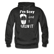 Load image into Gallery viewer, Grow It Hoodie White Image (Up to 5xl) - charcoal gray
