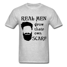 Load image into Gallery viewer, Scarf Beard Tee (Up to 6xl) - heather gray
