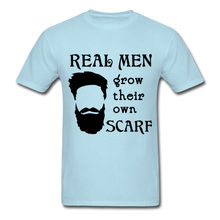 Load image into Gallery viewer, Scarf Beard Tee (Up to 6xl) - powder blue
