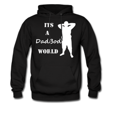 Load image into Gallery viewer, Dadbod World Hoodie (Up to 5xl) - black

