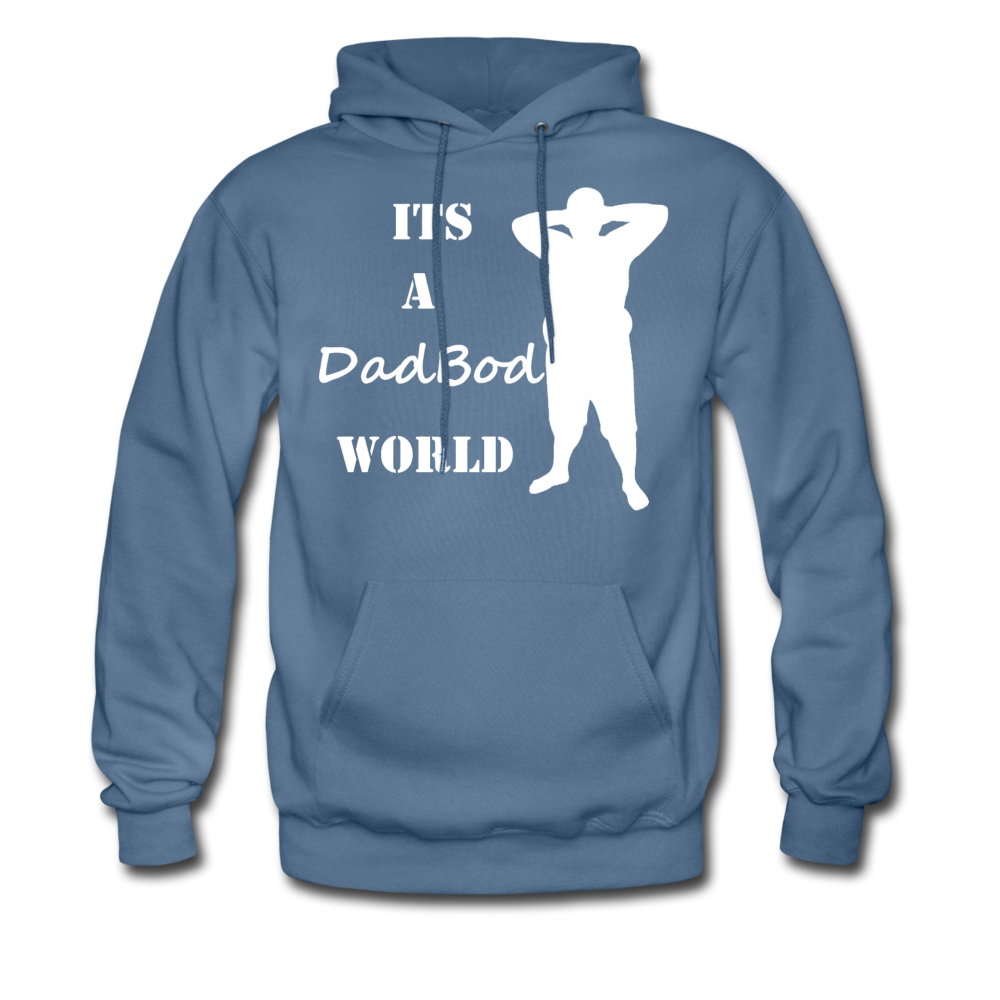 Dadbod World Hoodie (Up to 5xl) - denim blue
