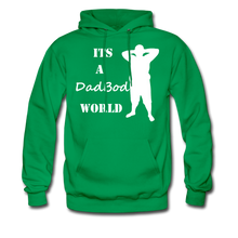 Load image into Gallery viewer, Dadbod World Hoodie (Up to 5xl) - kelly green

