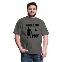 Load image into Gallery viewer, Cuddle Game Tee (Up to 6xl) - charcoal
