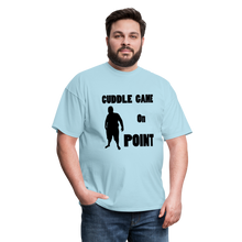Load image into Gallery viewer, Cuddle Game Tee (Up to 6xl) - powder blue
