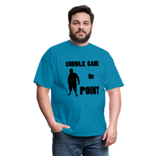 Load image into Gallery viewer, Cuddle Game Tee (Up to 6xl) - turquoise
