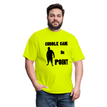 Load image into Gallery viewer, Cuddle Game Tee (Up to 6xl) - safety green
