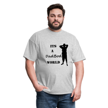 Load image into Gallery viewer, DadBod World Tee (Up to 6xl) - heather gray

