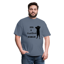 Load image into Gallery viewer, DadBod World Tee (Up to 6xl) - denim

