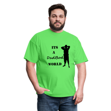 Load image into Gallery viewer, DadBod World Tee (Up to 6xl) - kiwi
