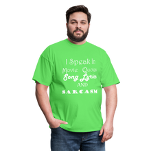 Load image into Gallery viewer, I Speak Tee (Up to 6xl) - kiwi
