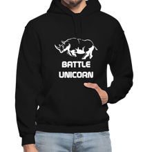 Load image into Gallery viewer, Battle Unicorn Hoodie (up to 5xl) - black
