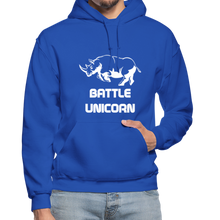 Load image into Gallery viewer, Battle Unicorn Hoodie (up to 5xl) - royal blue
