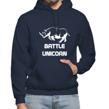 Load image into Gallery viewer, Battle Unicorn Hoodie (up to 5xl) - navy

