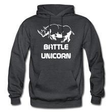 Load image into Gallery viewer, Battle Unicorn Hoodie (up to 5xl) - charcoal gray
