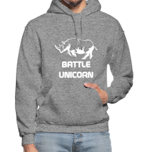 Load image into Gallery viewer, Battle Unicorn Hoodie (up to 5xl) - graphite heather
