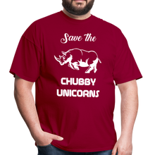 Load image into Gallery viewer, Save the Cubby Unicorns (Up to 6xl) - dark red
