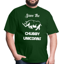 Load image into Gallery viewer, Save the Cubby Unicorns (Up to 6xl) - forest green
