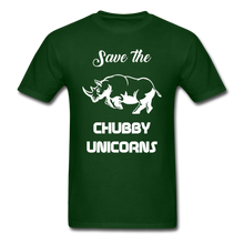Load image into Gallery viewer, Save the Cubby Unicorns (Up to 6xl) - forest green
