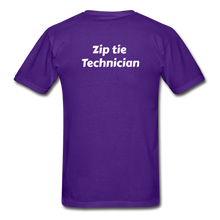 Load image into Gallery viewer, Ziptie Technician shirt - purple
