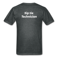 Load image into Gallery viewer, Ziptie Technician shirt - deep heather
